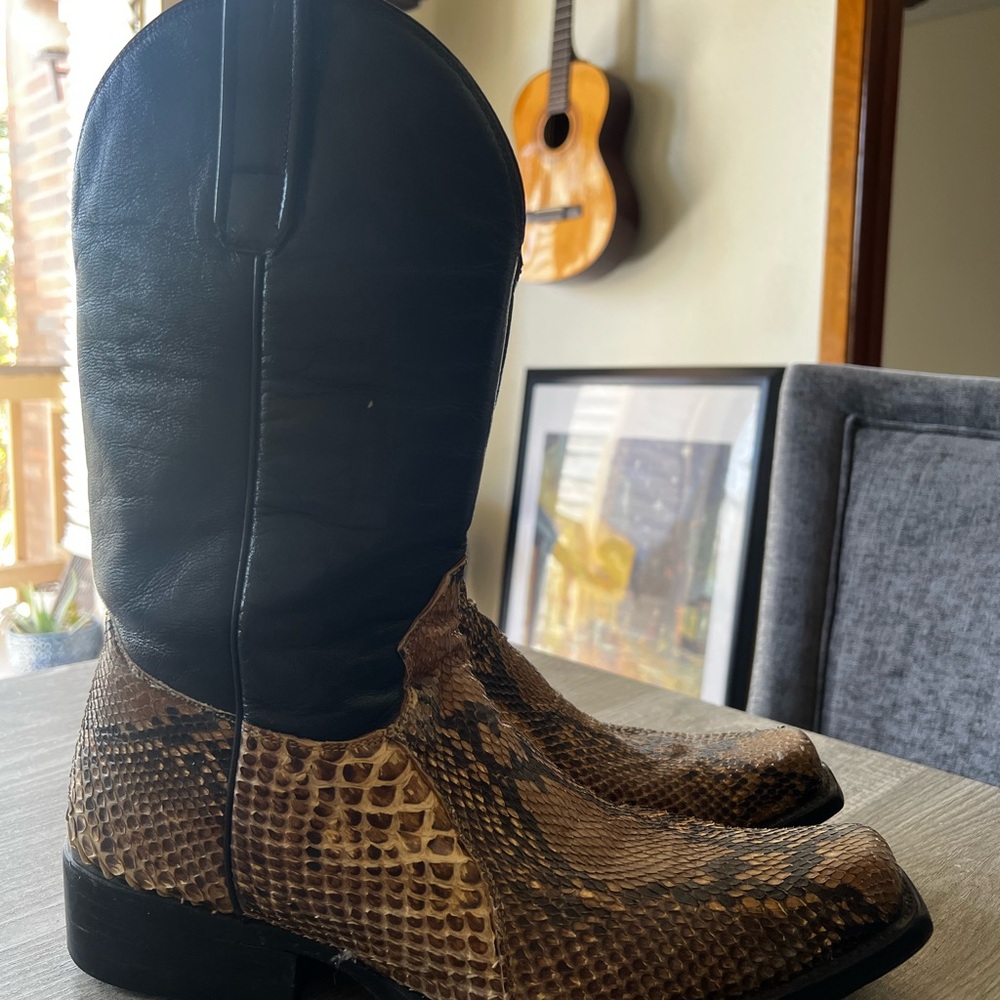 Snakeskin Cowboy Boots